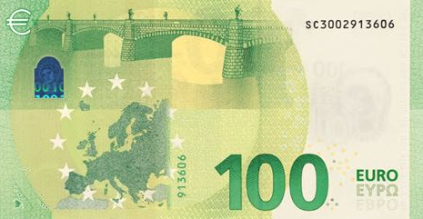 P24EA European Union 100 Euro Year 2019 (Draghi)